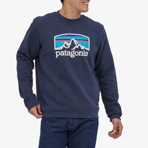PATAGONIA Men's Fitz Roy Horizons Uprisal Crew Sweatshirt Size Large